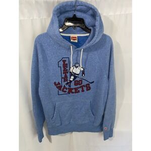 Homage Columbus Blue Jackets Hockey Lets Go Jackets Hoodie Small